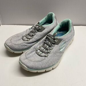 sketchers woman’s stretch knit washable bungee slip on sneakers/8.5/ comfort